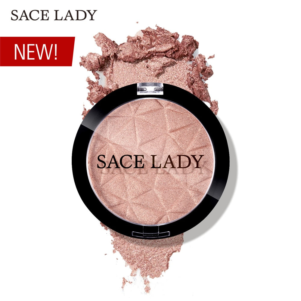 SACE LADY Highlighter Facial Palette Makeup Glow Kit Face Contour Shimmer Powder Base Illuminator Highlight Cosmetics