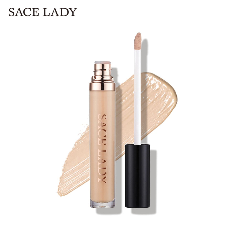 SACE LADY Pro Concealer Makeup Full Cover for Eye Dark Circle Face Corrector Cream Liquid Eye Primer Base Make Up Brand Cosmetic