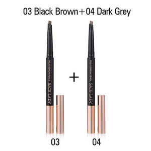 SACE LADY Eyebrow Pencil Professional Make Up Set Waterproof Cosmetics Makeup Kit Double Ended Eye Brow Tatoo Pen For Eyebrow