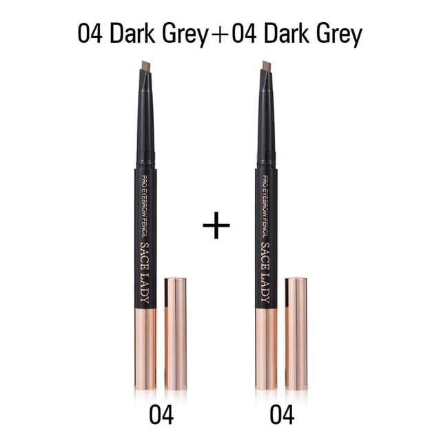 SACE LADY Eyebrow Pencil Professional Make Up Set Waterproof Cosmetics Makeup Kit Double Ended Eye Brow Tatoo Pen For Eyebrow