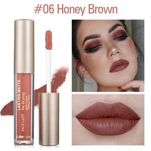 SACE LADY Matte Lipstick Makeup 23 Color Liquid Lipstick Red Nude Lip Tint Moisturizing Make Up Waterproof Long Lasting Cosmetic