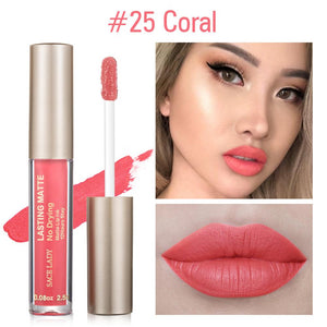SACE LADY Matte Lipstick Makeup 23 Color Liquid Lipstick Red Nude Lip Tint Moisturizing Make Up Waterproof Long Lasting Cosmetic